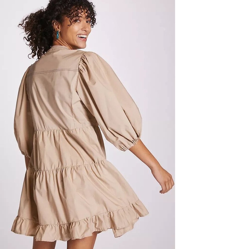 Anthropologie Ruffled Tunic Dress - Picture 3 of 5